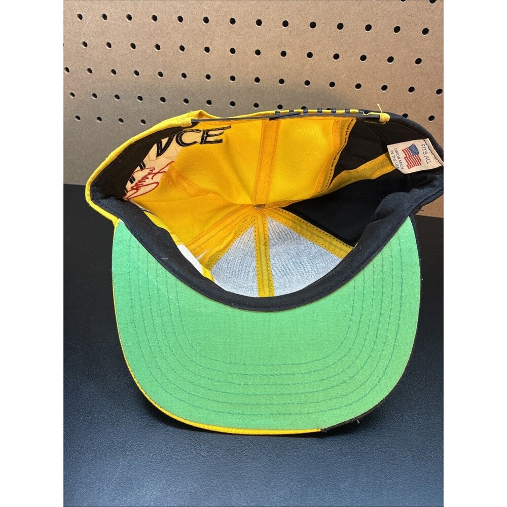 Vintage Rusty Wallace Miller Genuine Draft Racing Team Snapback Hat Cap 90s MGD - Picture 5 of 7